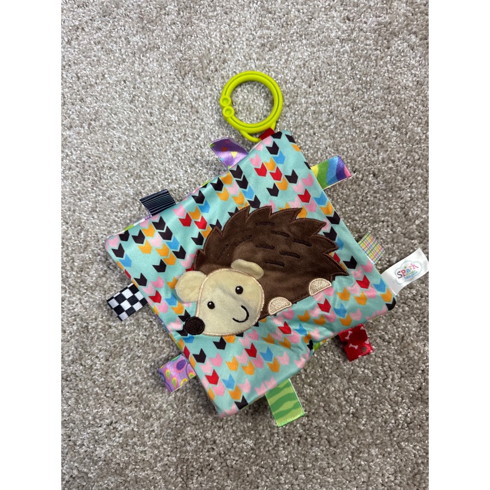 Spark Create Imagine Hedgehog Taggies Toy & Playtex Baby My 1st ABC Soft Book
